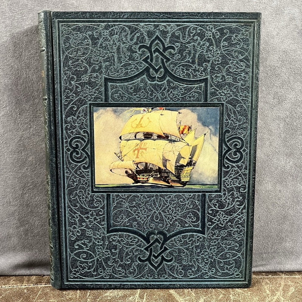 Geo. L. Shuman Our Wonder World Vol 8 Book 1930 Teal Story and History